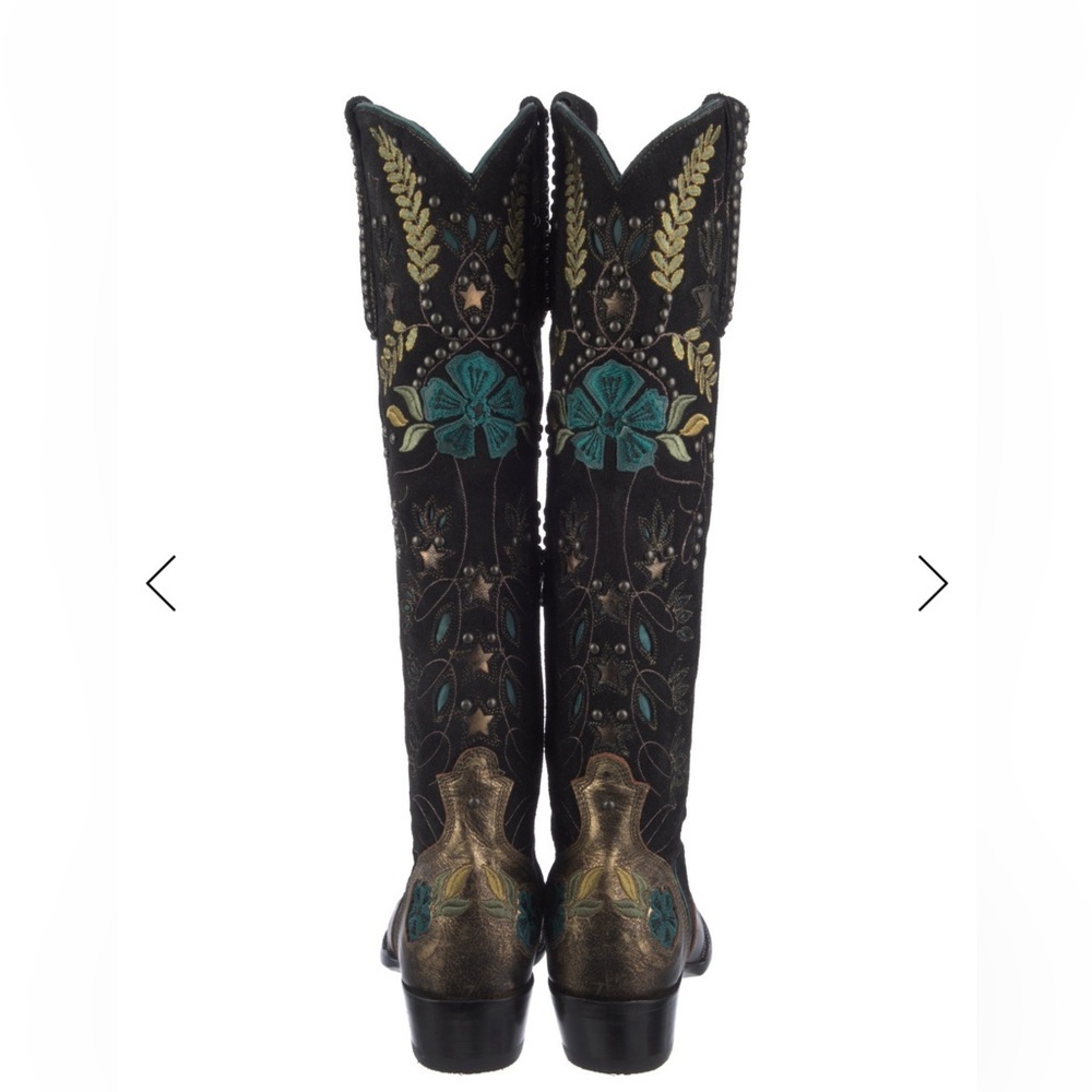 OLD GRINGO
FULL BLOOM - WOMENS Size 7 18” Shaft Embroidered Studded Leather - Picture 5 of 6